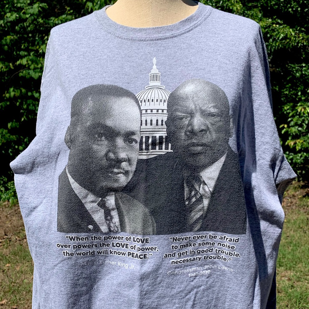 Long Sleeve MLK & John Lewis Inspiration Shirt